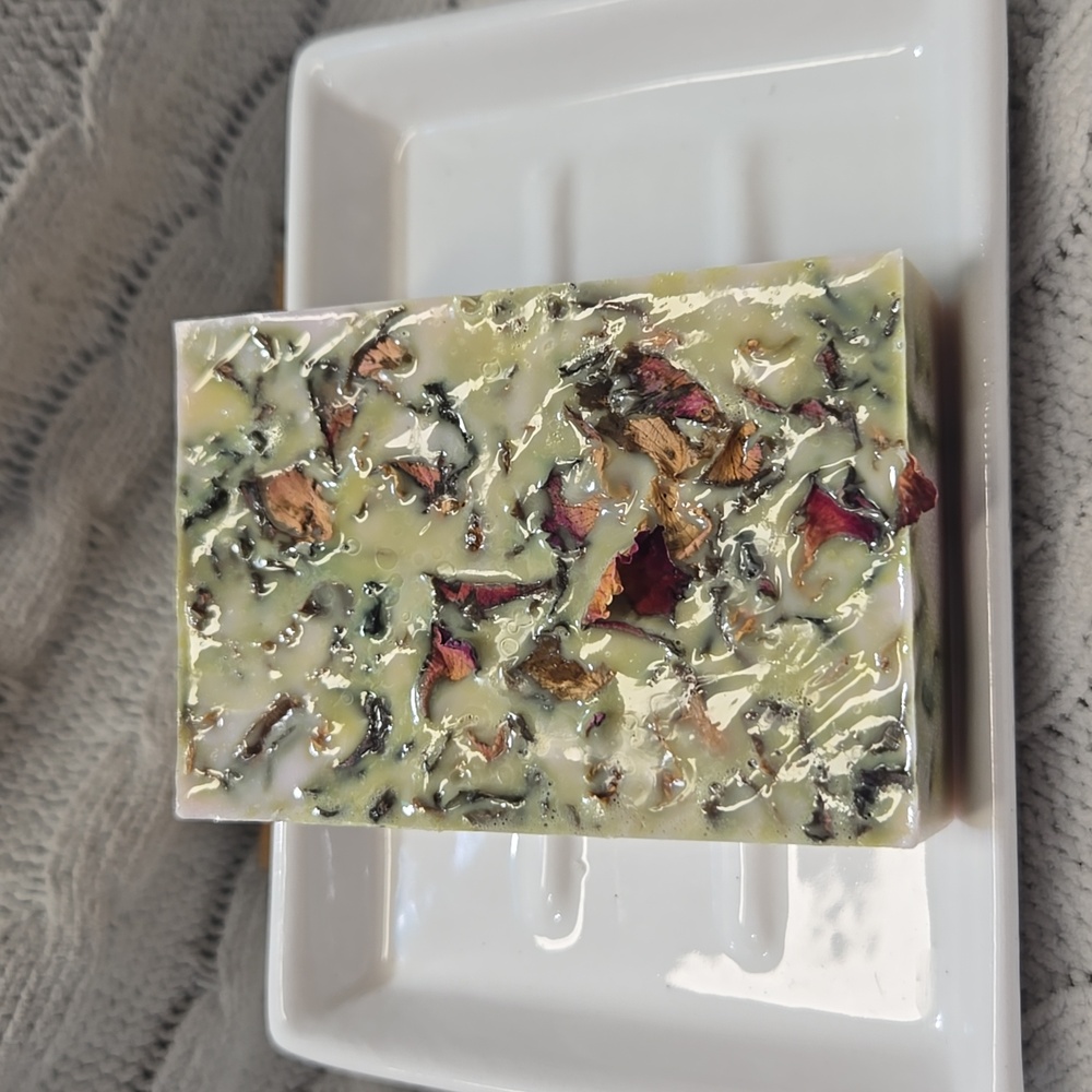 LAST 1! Hand Crafted Sandalwood Rose Shea Butter Soap 4oz Bar - Picture 8 of 9